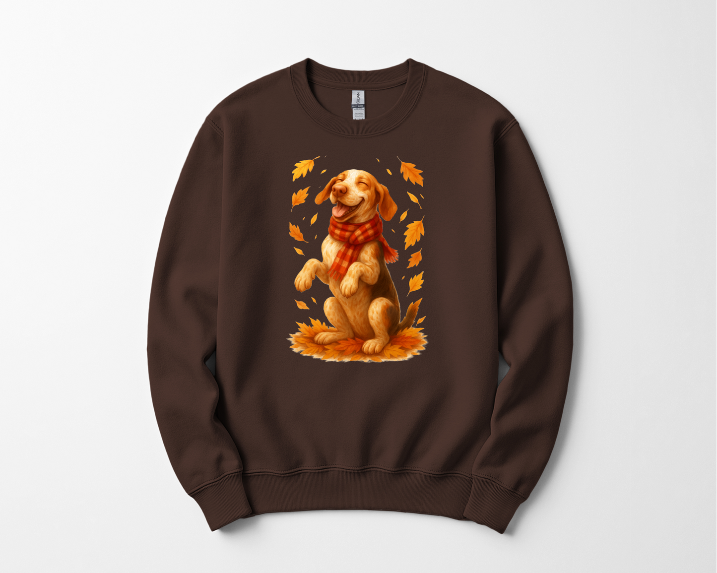 Bracco Italiano Fall Shirt, Autumn Dog Sweatshirt, Dog Lover Gift, Cozy Pet Apparel, Bracco in Leaves, Gift for Pet Lovers