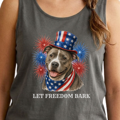 Patriotic Pit Bull Tank Top