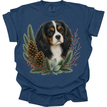 Cavalier King Charles Christmas Shirt, Winter Dog Mom Tee, Cavalier Lover Gift