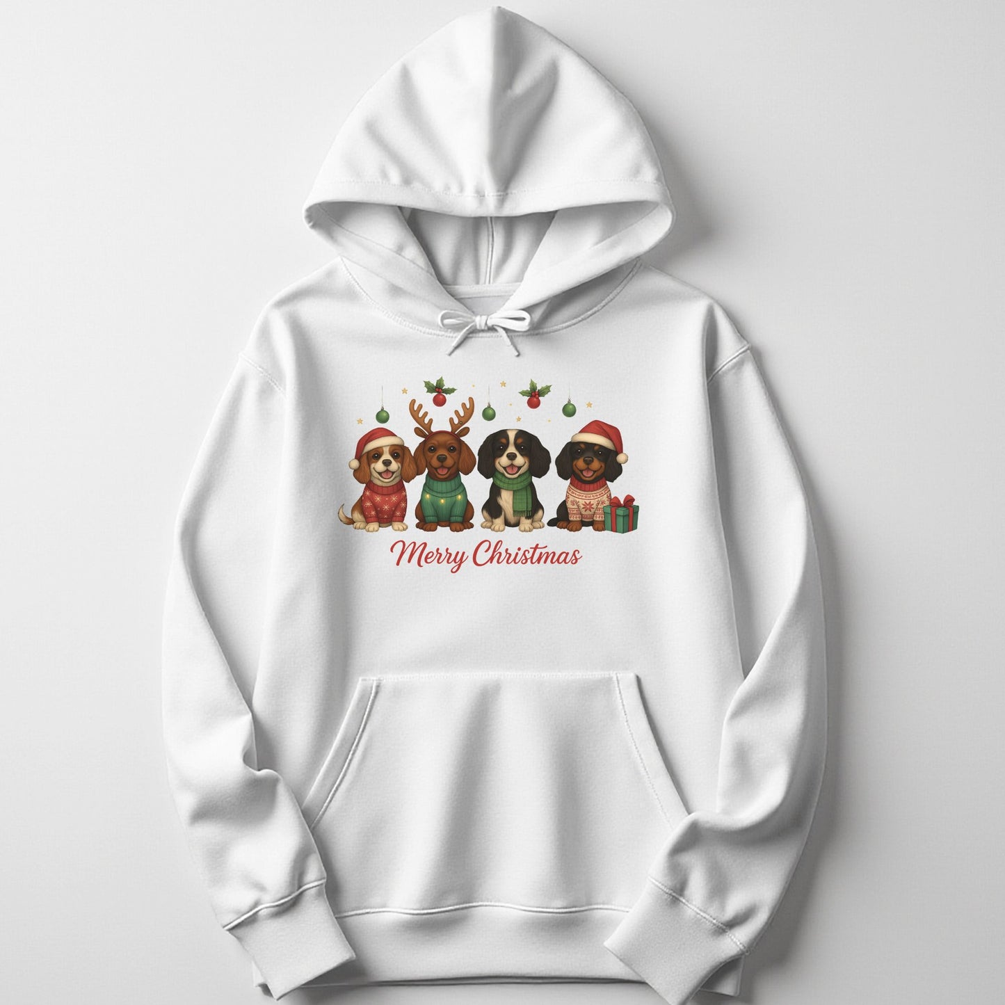 Merry Christmas Cavalier Hoodie, Sweatshirt or Tee