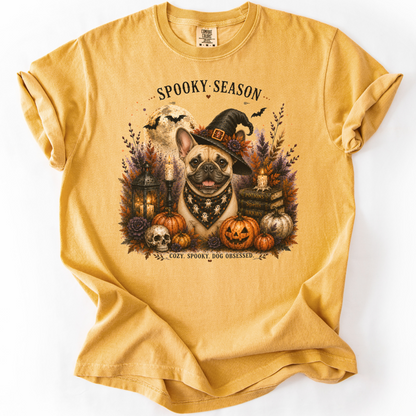 French Bulldog Spooky Season Dog Mom Halloween Shirt