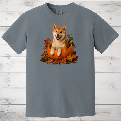 Red Shiba Inu Pumpkin Shirt
