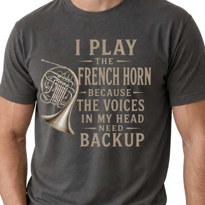 Funny French Horn Shirt, French Horn Player Gift, Brass Musician Tee