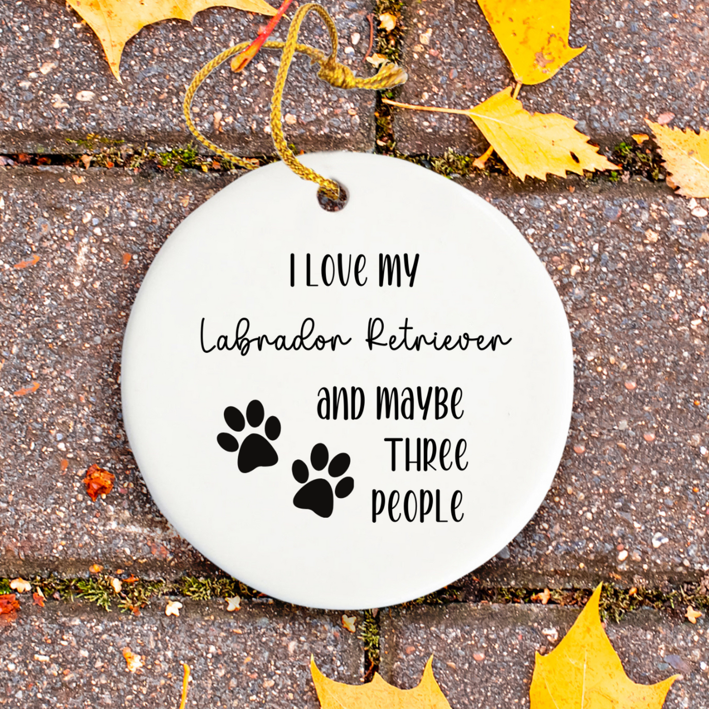 Labrador Retriever Ornament, Dog Lover Gift, Pet Ornament, Pet Lover Gift, Puppy Love Gift, Animal Lover Gift