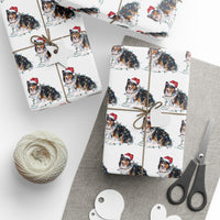 Load image into Gallery viewer, Shetland Sheepdog Christmas Lights Wrapping Paper

