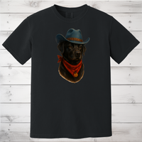 Load image into Gallery viewer, Customized Cowboy Pet Photo Portrait Shirt

