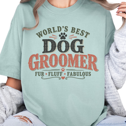 World's Best Dog Groomer Shirt