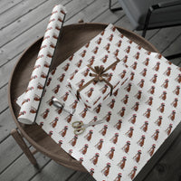 Load image into Gallery viewer, Boxer Christmas Lights Wrapping Paper
