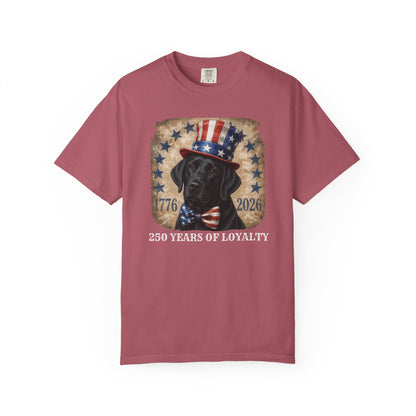 Black Lab 250 Years of Loyalty Shirt