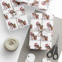 Load image into Gallery viewer, Shih Tzu Christmas Lights Wrapping Paper
