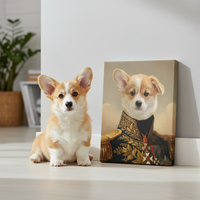 Load image into Gallery viewer, Custom Royal Dog Portrait Renaissance Pet Painting
