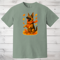 Load image into Gallery viewer, German Shepherd Autumn Shirt, Cozy Fall Dog Sweatshirt, Pet Lover Gift, Seasonal Canine Clothing, Dog Mom Apparel
