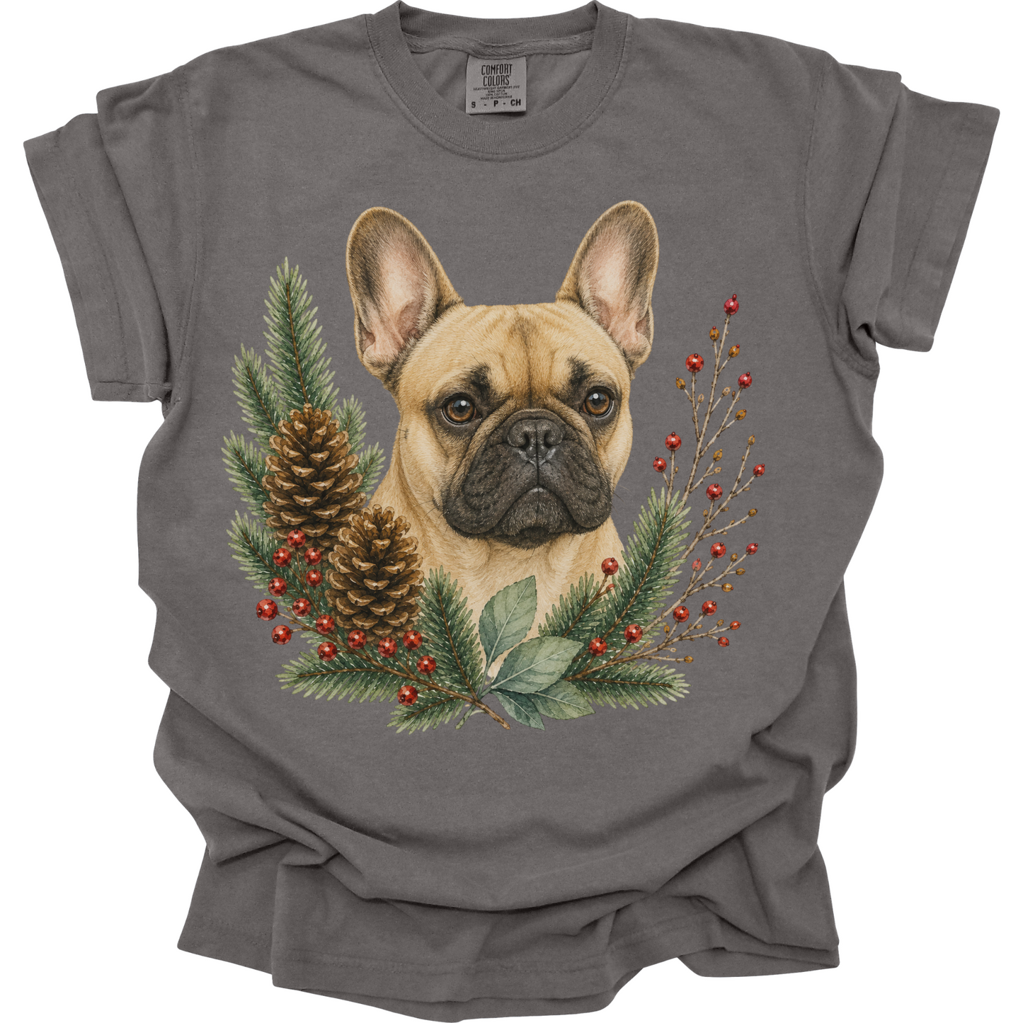 French Bulldog Christmas Shirt, Frenchie Dog Mom Tee, French Bulldog Lover Christmas Gift
