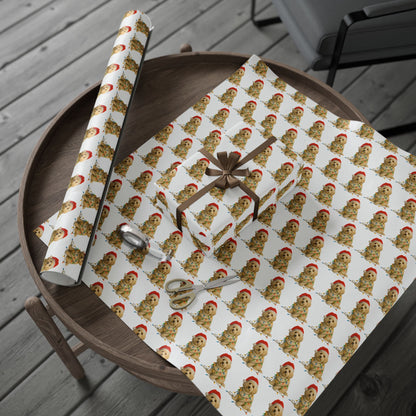 Havanese Christmas Lights Wrapping Paper