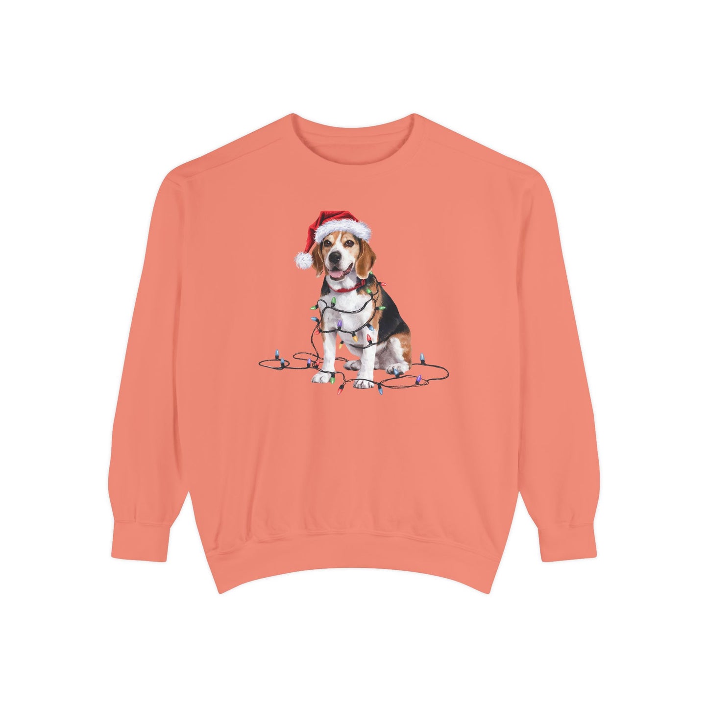 Christmas Beagle Sweatshirt, Christmas Lights Dog Sweatshirt, Christmas Dog, Beagle Mom Sweatshirt, Gift for Dog Lover, Beagle