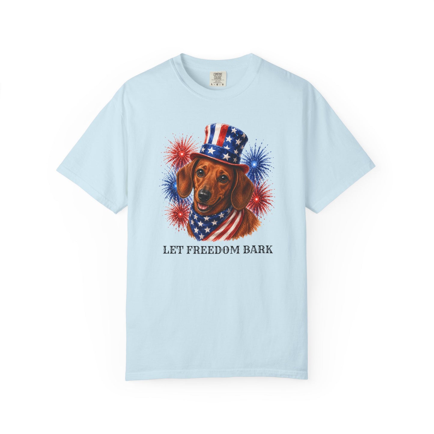 Red Dachshund Patriotic Shirt