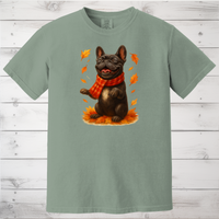 Load image into Gallery viewer, French Bulldog Autumn Sweatshirt, Cozy Fall Dog Shirt, Pet Lover Gift, Seasonal Canine Apparel
