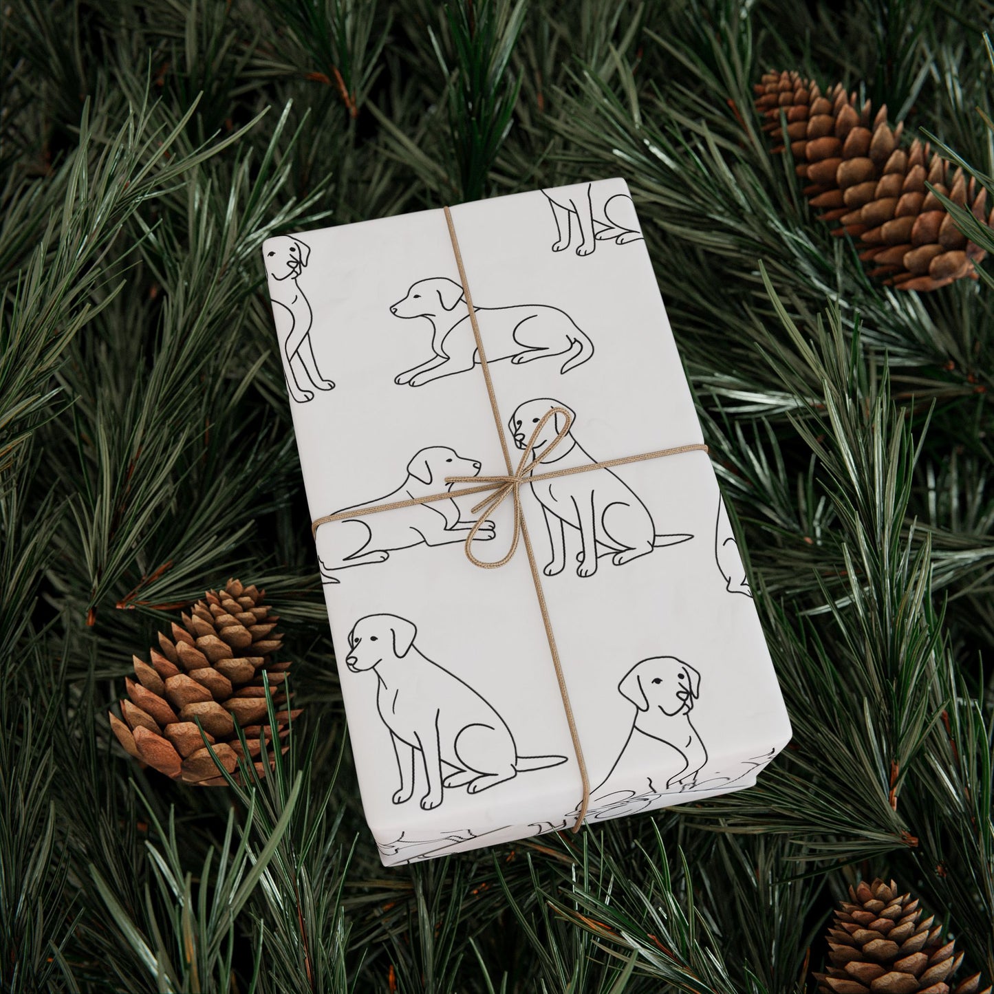 Minimalist Labrador Wrapping Paper
