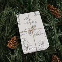 Load image into Gallery viewer, Minimalist Labrador Wrapping Paper