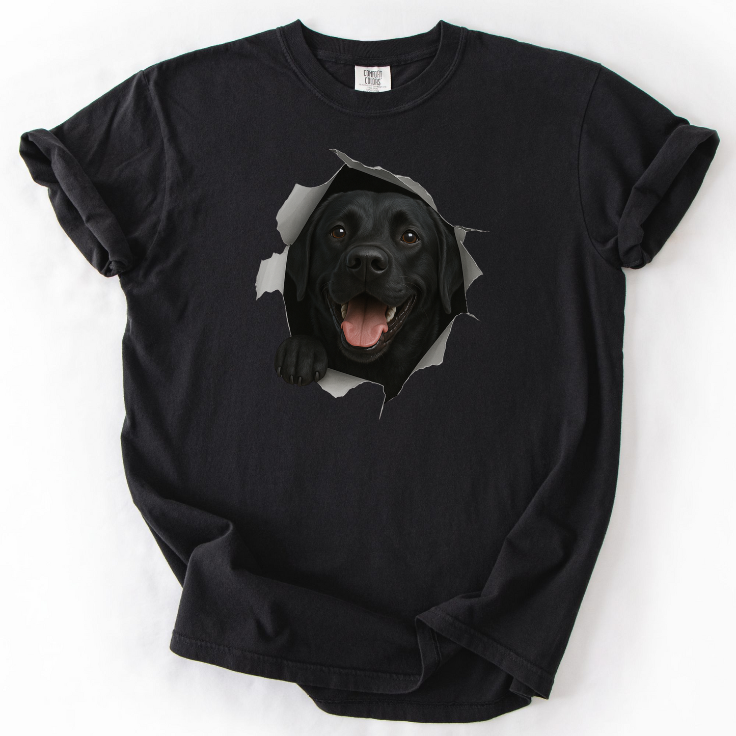 Peeking Labrador T-shirt