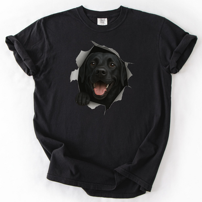Peeking Labrador T-shirt