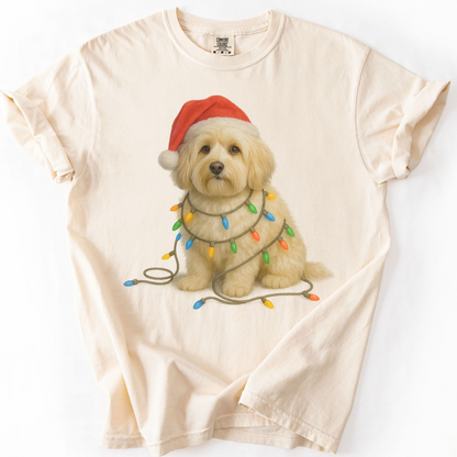 Havanese Christmas Lights Shirt, Festive Holiday Tee for Fluffy Dog Fans