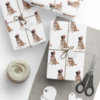 Load image into Gallery viewer, Anatolian Shepherd Christmas Lights Wrapping Paper
