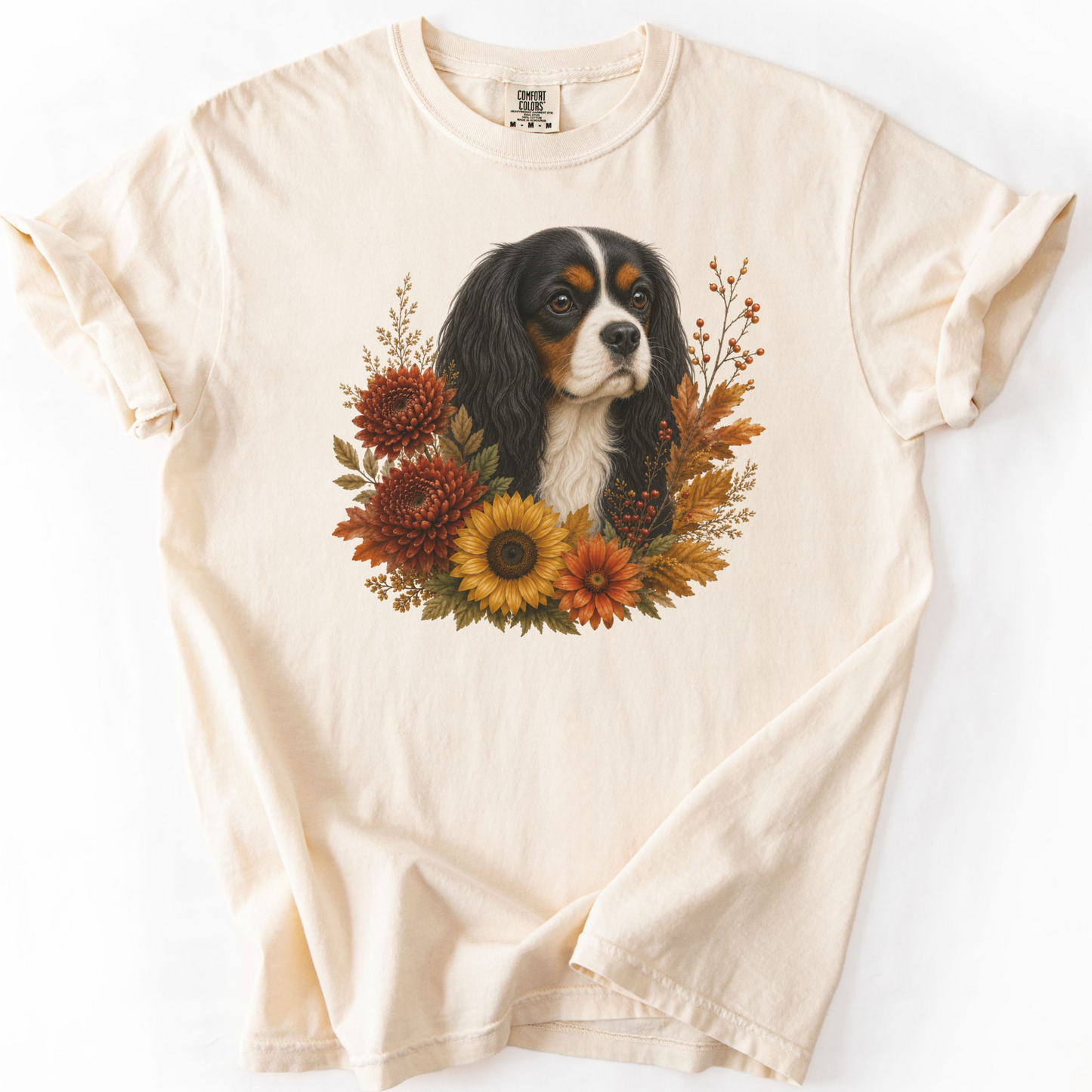Tri Color Cavalier Autumn Floral Shirt