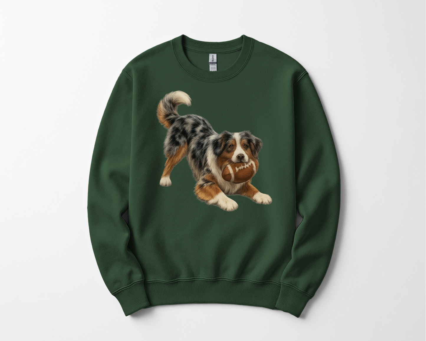 Australian Shepherd Football Sweatshirt