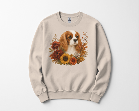 Blenheim Cavalier Autumn Floral Sweatshirt