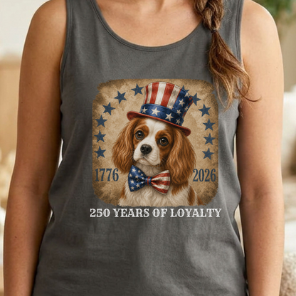 Blenheim Cavalier Patriotic Tank Top, 250 Years of Loyalty
