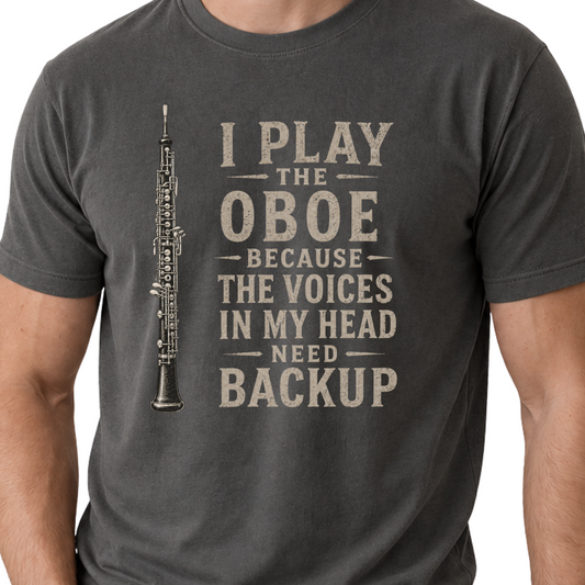 Funny Oboe Shirt, Oboe Player Gift, Double Reed Musician Tee
