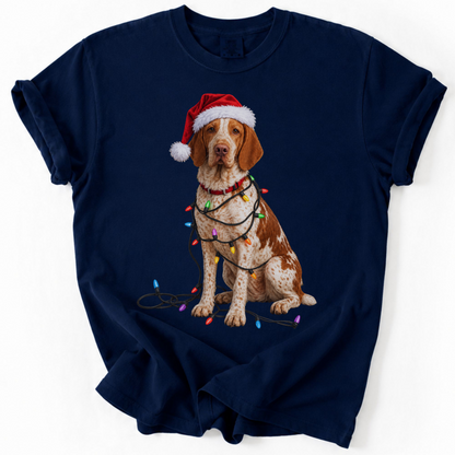 Bracco Italiano Christmas Lights Shirt