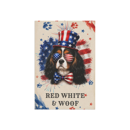Patriotic Tri Color Cavalier Garden Flag