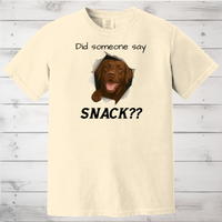 Load image into Gallery viewer, Did Someone Say Snack?? Funny Labrador Retriever Sweatshirt (Black, Yellow, or Chocolate Lab)
