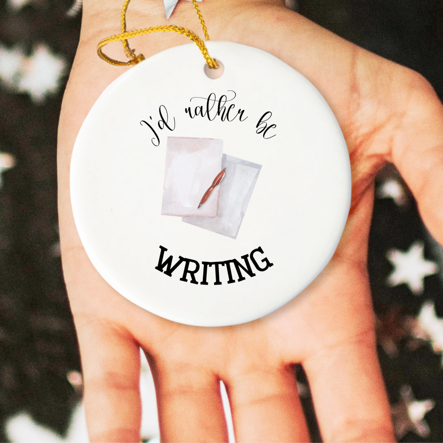 Writing Ornament