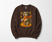 Load image into Gallery viewer, Miniature Schnauzer Autumn Sweatshirt, Cozy Fall Dog Sweater, Schnauzer Lover Apparel, Cute Autumn Dog Tee, Gift for Pet Lovers
