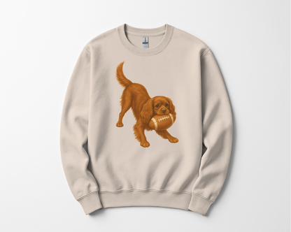 Ruby Cavalier Football Sweatshirt