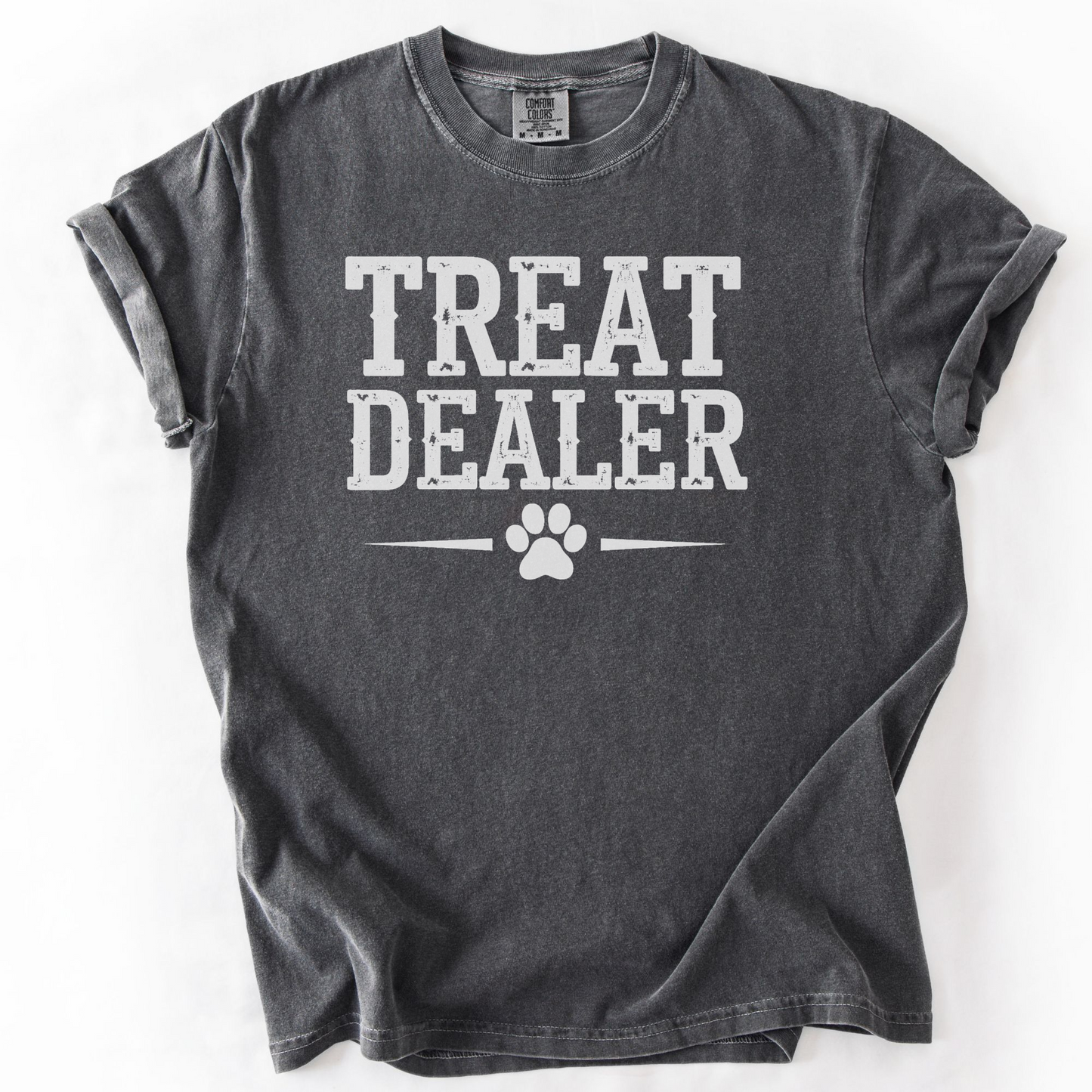 Treat Dealer Shirt, Funny Dog Lover Tee, Comfort Colors Dog Mom Gift