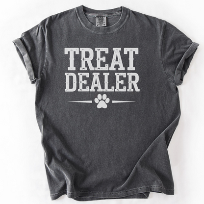 Treat Dealer Shirt, Funny Dog Lover Tee, Comfort Colors Dog Mom Gift