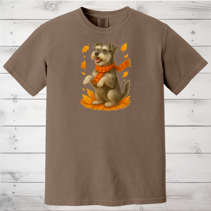 Miniature Schnauzer Autumn Sweatshirt, Cozy Fall Dog Sweater, Schnauzer Lover Apparel, Cute Autumn Dog Tee, Gift for Pet Lovers