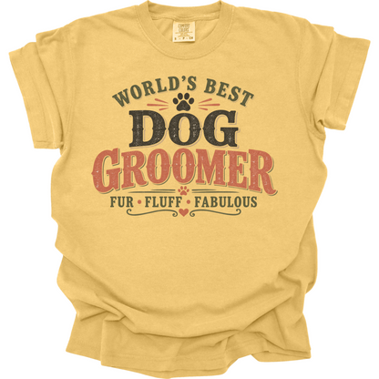 World's Best Dog Groomer Shirt
