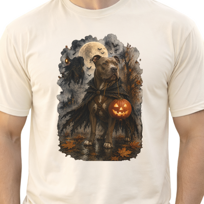 Pitbull Headless Horseman Inspired Halloween Comfort Colors Shirt