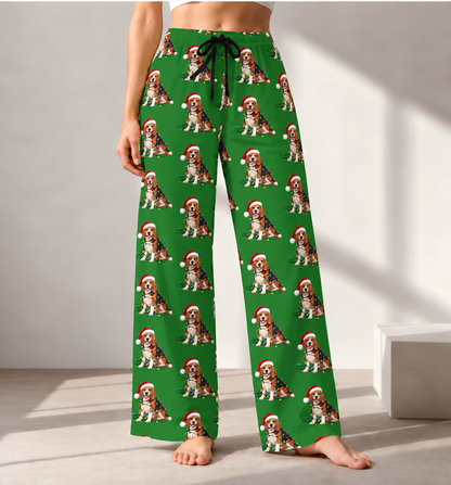 Beagle Christmas Pajama Pants
