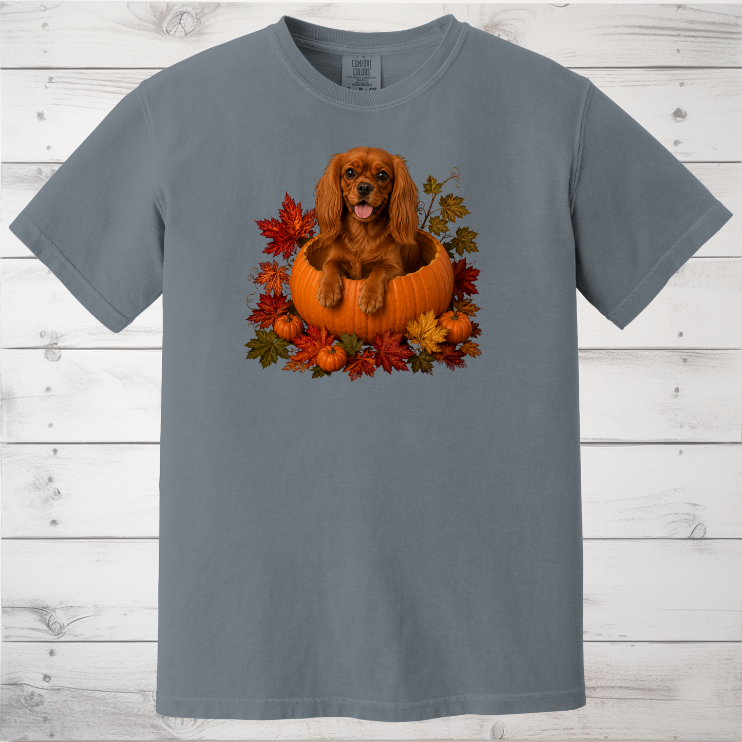 Ruby Cavalier Pumpkin Shirt