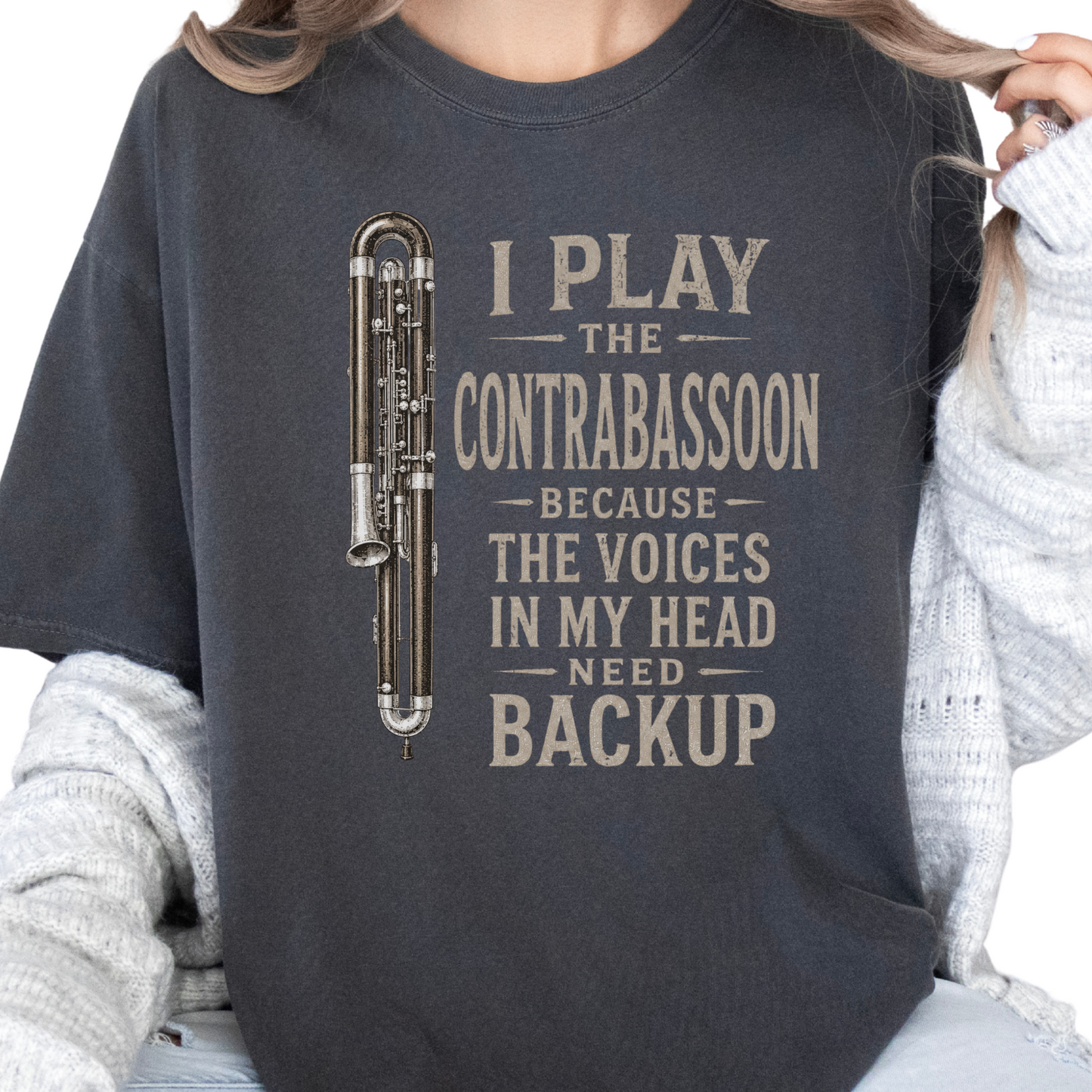 Funny Contrabassoon Shirt, Contrabassoon Player Gift, Orchestra Musician Tee