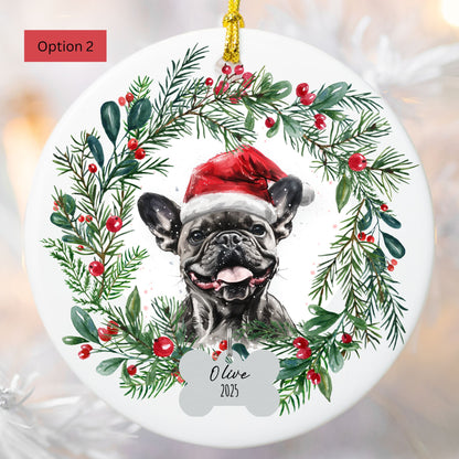 Personalized French Bulldog Ornament