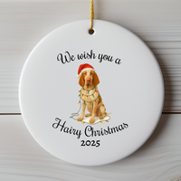Load image into Gallery viewer, Bracco Italiano Ornament, Personalized Christmas Dog Keepsake
