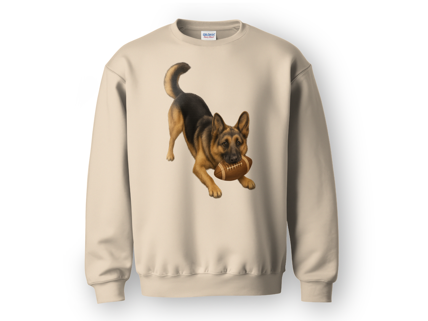 German Shepherd Football Sweatshirt
