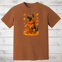 Load image into Gallery viewer, German Shepherd Autumn Shirt, Cozy Fall Dog Sweatshirt, Pet Lover Gift, Seasonal Canine Clothing, Dog Mom Apparel
